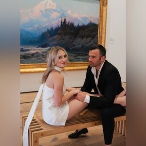 Abercrombie White One-Shoulder Dress